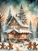 DIGITAL IMAGE: Gingerbread House Instant Download - Decoupage Central