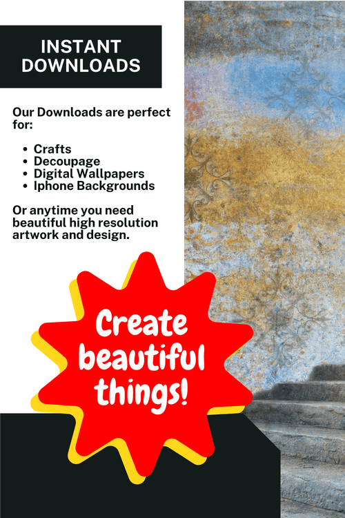 DIGITAL IMAGE: Gold Christmas. Instant Download - Decoupage Central