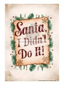 DIGITAL IMAGE: I Didn't Do It Sign Instant Download - Decoupage Central