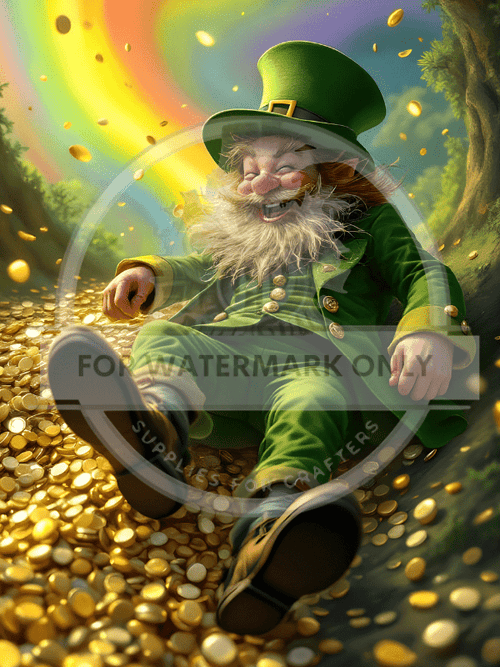 DIGITAL IMAGE Leprechaun - Decoupage Central