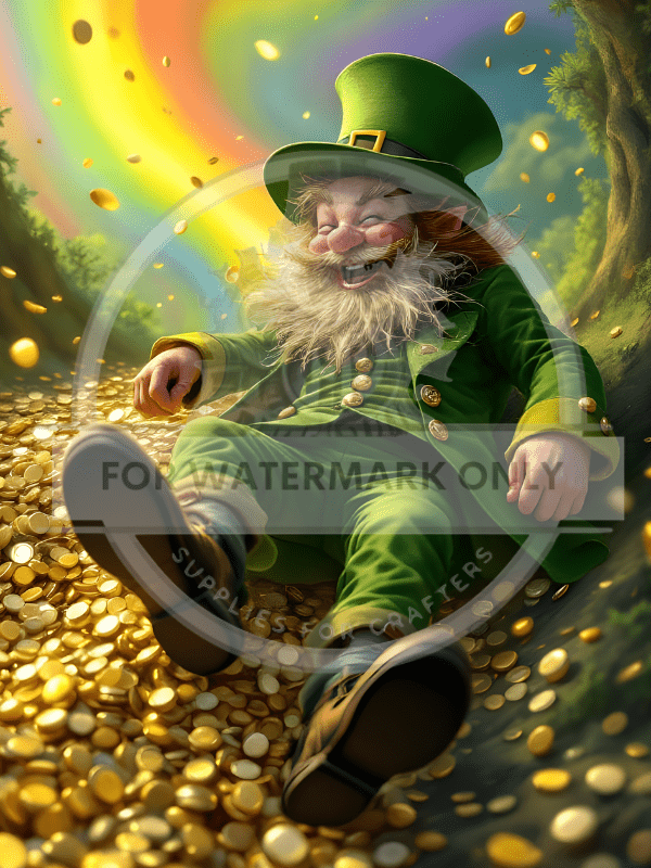 DIGITAL IMAGE Leprechaun - Decoupage Central