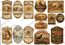 DIGITAL IMAGE: Old World Labels - Decoupage Central