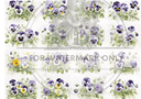 DIGITAL IMAGE: Pansies Multi - Decoupage Central