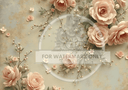 DIGITAL IMAGE: Pink Rose Background - Decoupage Central
