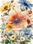DIGITAL IMAGE: Spring Floral - Decoupage Central