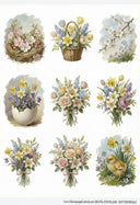 DIGITAL IMAGE: Spring Floral Multi - Decoupage Central