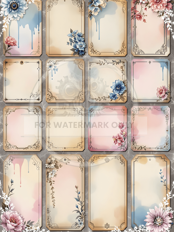 DIGITAL IMAGE: Spring Tags 3 - Decoupage Central