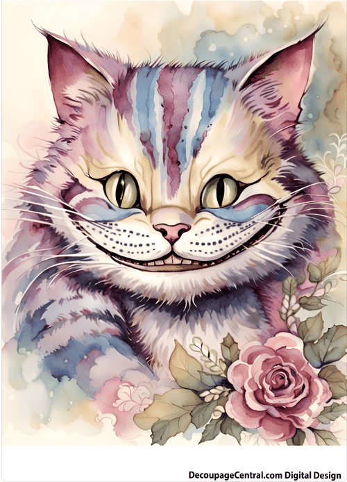 DIGITAL IMAGE: The Cat Instant Download - Decoupage Central