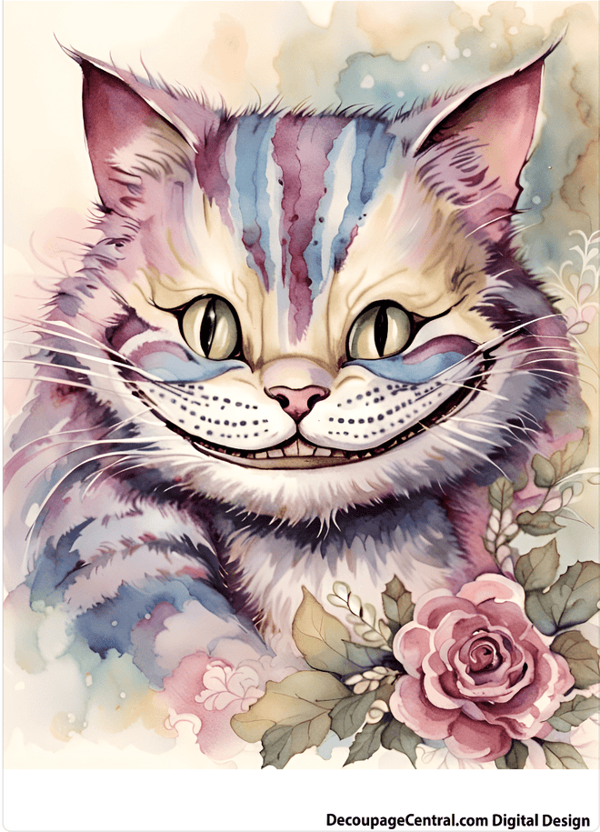 DIGITAL IMAGE: The Cat Instant Download - Decoupage Central