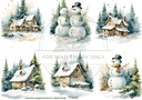 DIGITAL IMAGE: Winter Scenes Multi. Instant Download - Decoupage Central