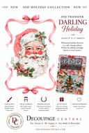 IOD Darling Holiday LIMITED EDITION Rub on Transfer 12" x 8" Pad