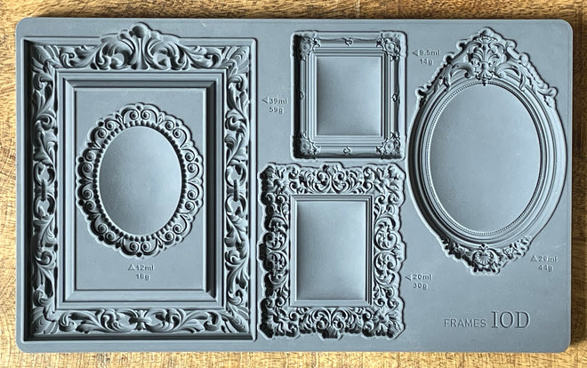 IOD Silicone Mould FRAMES,  Total Size 6" x 10"