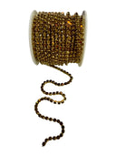 Gold Rhinestone Chain – SS16 Gold on Gold Trim (10 Yard Roll) - Decoupage Central