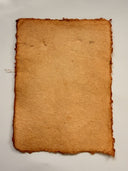 Handmade Cotton 5" x 7" Rag & Recycled paper with fluffy deckle edges - Decoupage Central