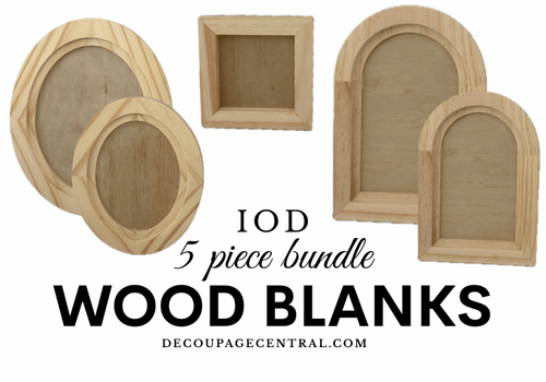 IOD 2026 Wood Gallery Set :Get all 5 pieces (does not qualify for free shipping) - Decoupage Central