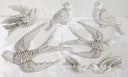 IOD Birdsong Silicone Mould, 6" x 10" - Decoupage Central