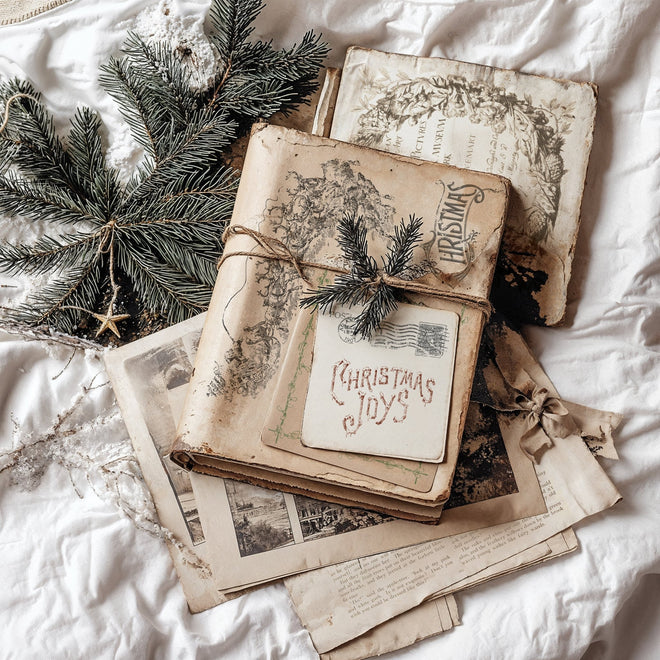 IOD Christmas Post Stamp Collection 12"x 12" - Decoupage Central