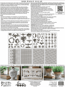 IOD Delft Traditions NOIR, Paint Inlays 12" x16" Pad, 8 pages - Decoupage Central