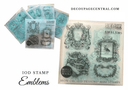 IOD Emblem Stamp Collection 6"x 6" with cases MUST HAVE! - Decoupage Central