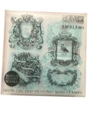 IOD Emblem Stamp Collection 6"x 6" with cases MUST HAVE! - Decoupage Central