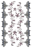 IOD Fairytale Florals , Rub on Transfer 12" x 8" Pad. - Decoupage Central