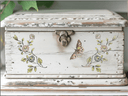 IOD Fairytale Florals , Rub on Transfer 12" x 8" Pad. - Decoupage Central