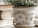 IOD Fairytale Florals , Rub on Transfer 12" x 8" Pad. - Decoupage Central