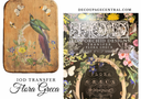 IOD Flora Greco Transfer , Rub on Transfer 12" x 8" Pad - Decoupage Central