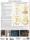 IOD GILDED GOLD FOIL Transfer Curated Signage, Rub on Transfer 12" x16" Pad - Decoupage Central