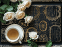 IOD GILDED GOLD FOIL Transfer Etiquettes, Rub on Transfer 12" x16" Pad - Decoupage Central