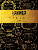 IOD GILDED GOLD FOIL Transfer Etiquettes, Rub on Transfer 12" x16" Pad - Decoupage Central