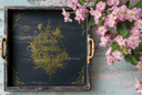 IOD GILDED Gold & Siliver FOIL Transfer Athenaeum, Rub on Transfer 8" x12" Pad - Decoupage Central