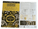 IOD GILDED Gold & Siliver FOIL Transfer Figgy & Flourish, Rub on Transfer 8" x12" Pad - Decoupage Central