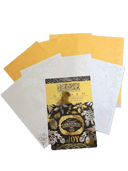 IOD GILDED Gold & Siliver FOIL Transfer Figgy & Flourish, Rub on Transfer 8" x12" Pad - Decoupage Central