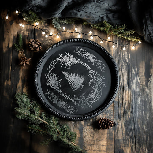 IOD GILDED Gold & Siliver FOIL Transfer Figgy & Flourish, Rub on Transfer 8" x12" Pad - Decoupage Central