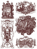 IOD Hameau De La Reine Paint Inlays 12" x16" Pad, 8 pages LIMITED EDITION - Decoupage Central