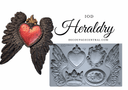 IOD Heraldry Silicone Mould, 6" x 10" - Decoupage Central