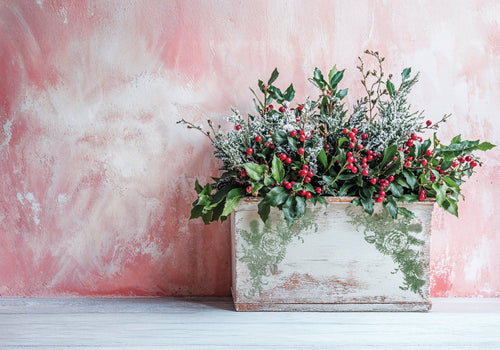 IOD Holly & Pine Stamp Collection 12"x 12" - Decoupage Central