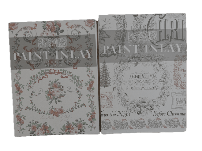 IOD La Foilie, Paint Inlays 12" x16" Pad, 8 pages LIMITED EDITION - Decoupage Central