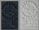 IOD Laurel Silicone Mould, 6" x 10" - Decoupage Central