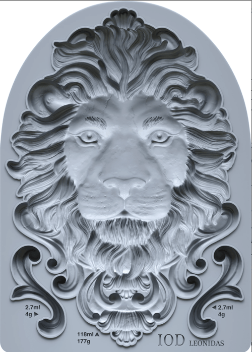 IOD Leonidas Silicone Mould, 5" x 7" - Decoupage Central