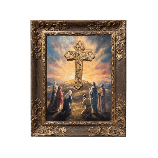 IOD Les Croix Silicone Mould, 6" x 10" - Decoupage Central