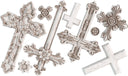 IOD Les Croix Silicone Mould, 6" x 10" - Decoupage Central