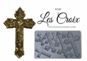 IOD Les Croix Silicone Mould, 6" x 10" - Decoupage Central
