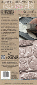 IOD Les Lapines Silicone Mould, 6" x 10" SHiPPING feb 17 but worth the wait! - Decoupage Central