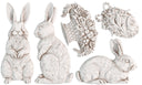 IOD Les Lapines Silicone Mould, 6" x 10" SHiPPING feb 17 but worth the wait! - Decoupage Central