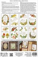 IOD LOVER OF FLOWERS, Rub on Transfer 12" x8" Pad. - Decoupage Central