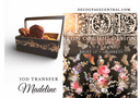IOD Madeline , Rub on Transfer 12" x16" Pad, 8 pages - Decoupage Central