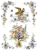 IOD Madeline , Rub on Transfer 12" x16" Pad, 8 pages - Decoupage Central