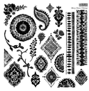 IOD Mercy House Chitenge Stamp Collection 12"x 12" - Decoupage Central